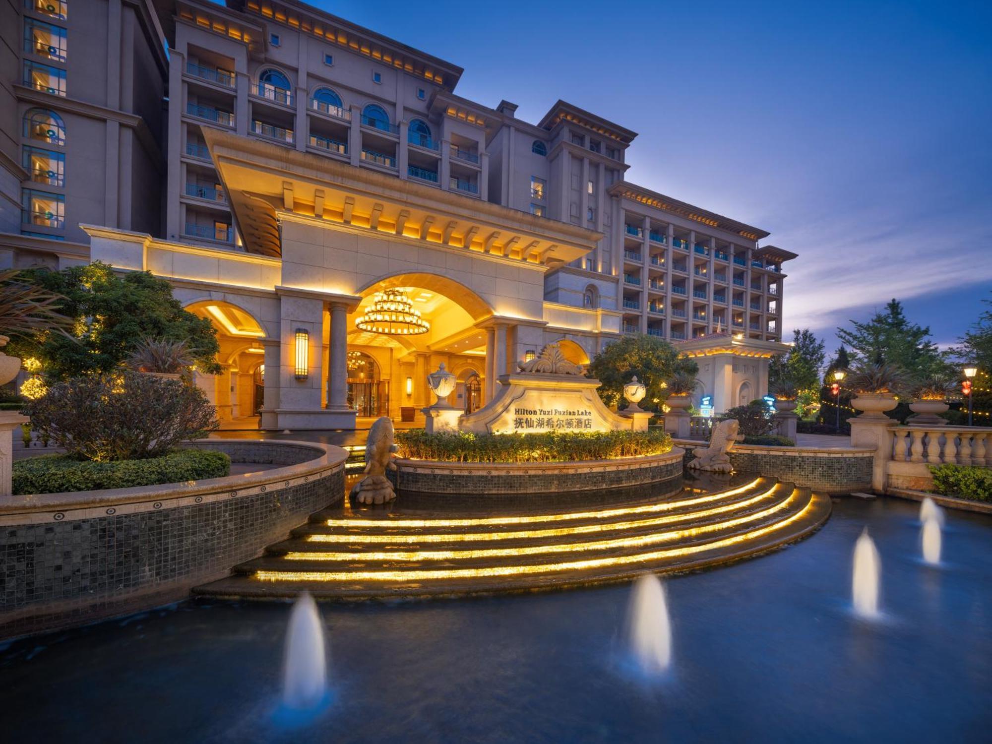 Hilton Yuxi Fuxian Lake Chengjiang  Dış mekan fotoğraf
